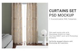Curtains Mockup Set Types Of Curtains Curtains Design