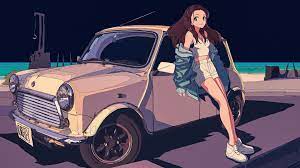 Wallpaper sports live wallpaper movies live wallpaper fantasy live wallpaper various live wallpaper desktop wallpaper abstract/graphics anime brands cities animals games space people cars. 25 Anime Girl With Car Wallpapers Wallpaperboat