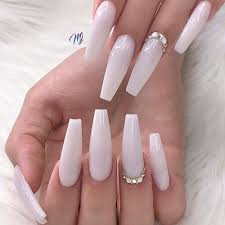 White, the extremity and natural mixture of colors, the opposite of black, yet its natural complement. 39 Great Ideas For Acrylic Nails Summer Designs