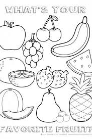 Printable Healthy Eating Chart Coloring Pages Food