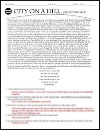 City On A Hill Salem Witch Trials Worksheet Primary Source American Colonies Witch Trials Salem Witch Trials Salem Witch