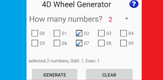 4d Toto Lotto Wheel Generator On Windows Pc Download Free 1 50 Com Denisco Wheelgenerator4d