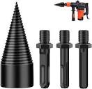 Amazon.com: Splitting Wood Cone Drill Bit, Heavy Duty Drill Screw ...