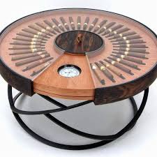 What A Cool Custom Table Idea For The Man Cave A Cigar Table Humidor Cigar Lounge Decor Cigar Room Cigar Lounge Man Cave