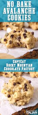 No Bake Avalanche Cookies Desserts Yummy Cookies Avalanche Cookies Recipe