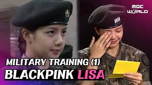 [C.C.] BLACKPINK LISA joined the army?! LISA's challenge to join the army  in Korea #BLACKPINK #LISA