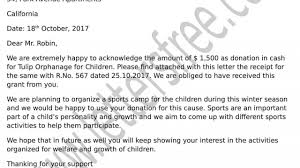 Check spelling or type a new query. Format For Acknowledgment Letter For Donation Amount Received Free Letters