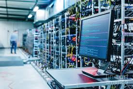 Let's tour the biggest bitcoin and cryptocurrency solar mining farm that is completely diy'd and owned by one crypto miner!! Bitcoin And Crypto Mining Farm Big Data Center Photograph By Michal Bednarek