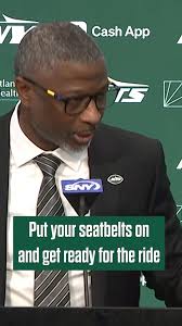 Aaron Glenn is introduced as head coach of the Jets:, "We're the freakin'  New York Jets. And we're built for this s--t."