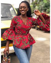 Melanin Beauty Ankara Top Style African Print Peplum Top African Fashion Modern African Print Tops