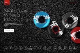 Skateboard Wheels Mock Up Mockup Branding Mockups Mocking