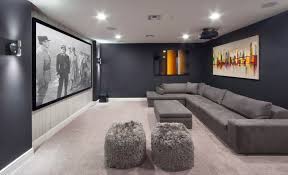 Man Up Tips For Creating Guy Friendly Spaces Rowe Spurling Paint Company Home Cinema Room Home Theater Seating Theater Room Design