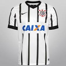 Camiseta Nike Corinthians I 2016 2017 Torcedor Masculina Camisa Nike Corinthians I 14 15 S Nº Branco E Preto Netshoes Camisa Nike Nike Corinthians Camisa