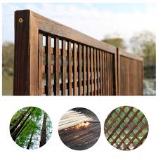I prefer to have only one type of fences on deed to keep it consistent, it's also being used for pens. Size 30x90cm Zengai Garden Fence Decorative Garden Fence Wooden Fence Guardrail Cut Off Plant Climbing Decoration Outdoor Patio Balcony Anticorrosive Wood 12 Sizes Patio Lawn Garden Decorative Fences Urbytus Com