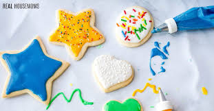 Beautiful cookies without special ingredients, equipment, or raw eggs and can be customized for any holiday or decor. Sugar Cookie Icing Real Housemoms