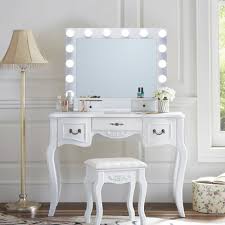 Shop Led Lighted Hollywood Makeup Mirror With 14 Dimmable Vanity Lights Overstock 31618340