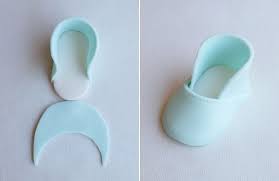 pin on fondant baby shoes