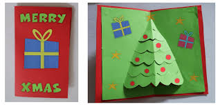 Homemade poinsettia pop up christmas card. How To Make A Pop Up Christmas Card 5 Steps Imagine Forest