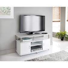 White High Gloss 2 Door Tv Unit Featuring Stainless Steel Legs Fabulous Addition To Your Living Room With Shelving To Cheap Tv Units Wooden Tv Stands Tv Unit