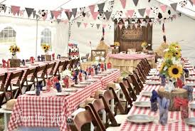 Another view of the kids\u0027 table. Kara S Party Ideas Wild West Cowboy Party Kara S Party Ideas