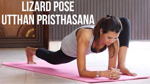 How To Do Lizard Pose Utthan Pristhasana Lizard Pose Yoga Yoga Youtube
