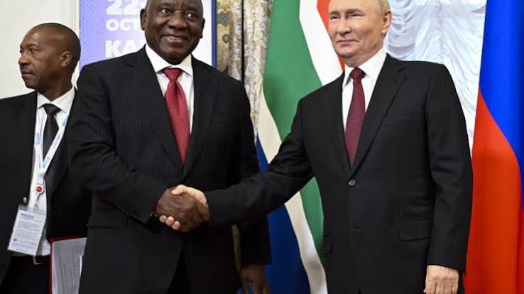 Vladimir Putin holds bilateral talks with Cyril Ramaphosa on sidelines of BRICS summit | Africanews