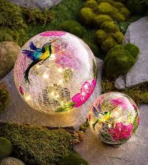 Top 15 Diy Garden Globes Gazing Balls Tutorials Ideas In 2020 Garden Globes Crackle Glass Lanterns Decor