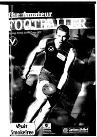 It was the 123rd annual grand final of the australian football league (formerly victorian football league), staged to determine the premiers for the 2019 afl season. The Amateur Footballer Week 1 2001 By Nick Armistead Issuu