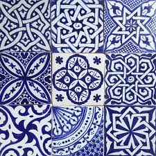 Handbemalte fliesen, orientalische fliesen, küchenfliesen. Handbemalte Fliesen Blau Weiss Mix Casa Moro