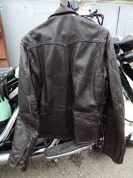 Bates Genuine Leather Biker Jacket Leather Leather Coat Vintage Biker