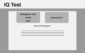 The test contains 30 questions and every question has. Web Based Iq Test Design