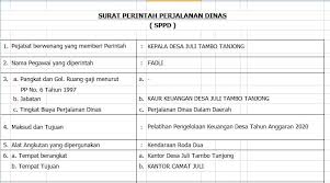 Perjalanan dinas direncanakan selama dari tanggal s/d tanggal. Contoh Surat Perintah Perjalanan Dinas Sppd Perangkat Desa Lengkap Tahun 2020 Idn Paperplane