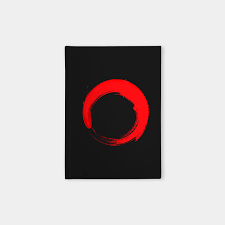 Red Zen Enso By Fizzyllama