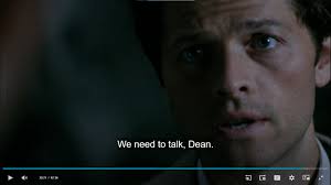 One of my favorite scenes from Supernatural, the first meeting between  Castiel and Dean Winchester. I am always struck by how Castiel is himself  surprised that Dean was ambivalent about being rescued