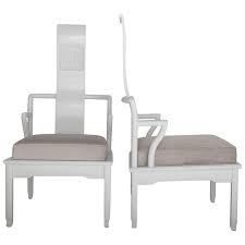 Low Asian Inspired Accent Chairs In The Manner Of James Mont A Pair In 2020 Leather Wing Chair Chair Accent Chairs