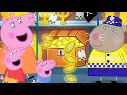 Peppa Pig Official Channel Peppa Pig Visit To The Police Station Youtube Peppa Pig Pig Halloween Rebecca Rabbit