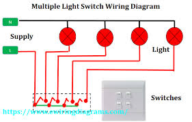 3 way switch wiring diagram multiple switches link : Multiple Light Switch Wiring Diagram Electrical Wiring Diagrams Platform
