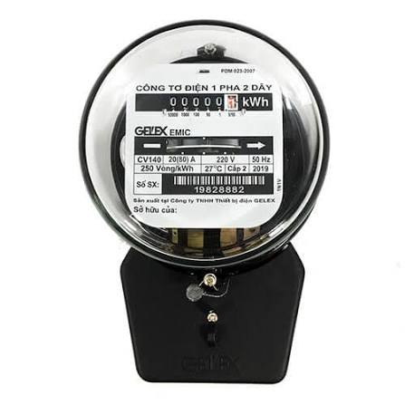 Đồng hộ điện 1P - Nobrand