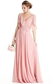Pretty Chiffon Fabric Makes Lovely Ensemble With This Marvelous Maxi Dress A Semi Sheer Flutter Cape Drapes Vestidos Compridos Vestidos Vestidos Dama De Honor