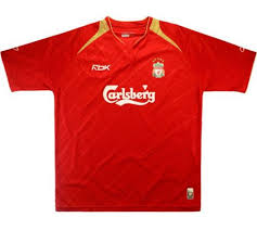 Choose the classic red home kit as worn at anfield or support the team on their travels with the latest away and european kits. Liverpool Fc Kit History Football Kit Archive