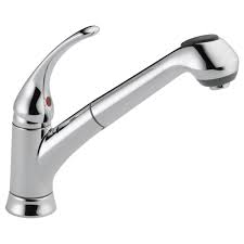 single handle pull out kitchen faucet