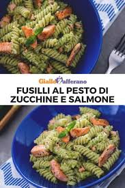 Fusilli Al Pesto Di Zucchine Con Salmone Ricetta Fusilli Pesto Di Zucchine Ricette
