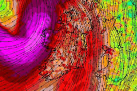 weather forecast in ireland weather charts show that