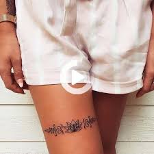 65 Badass Thigh Tattoo Ideas For Women Page 6 Of 6 Stayglam Small Thigh Tattoos Front Thigh Tattoos Small Feminine Tattoos
