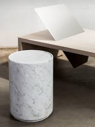 Contemporary Minimal Handcrafted In Italy Carrara Marble Side Table In 2020 Marble Side Tables Side Table Marble Top Side Table