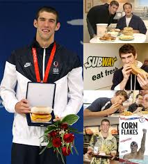 But the olympic superstar is 31 now and his eating habits have changed. Olympic Star Michael Phelps Giant Breakfast Team Breakfast