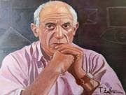 Paintings, Picasso con camisa rosa, Page 203, Art by Independent Artists