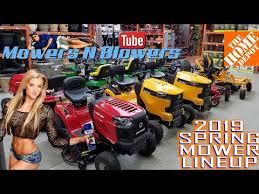 That's because when it comes to garden tractors, everything is bigger, including cutting decks, horsepower, attachments, and even. 2019 Home Depot Spring Riding Mower Lawn Tractor Zero Turn Lineup Troy Bilt John Deere Cub Cadet Youtube