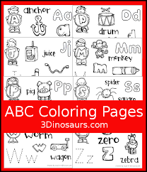 For more coloring pages, check the mes coloring main page. Free Easy To Use Abc Coloring Pages 3 Dinosaurs