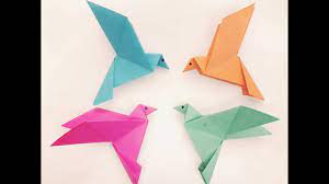 Paper bird origami bird, in this tutorial i will show you how to make an origami paper bird, origami flapping bird crane flying, in a few minute.in this tuto. How To Make A Paper Bird Easy Origami Youtube